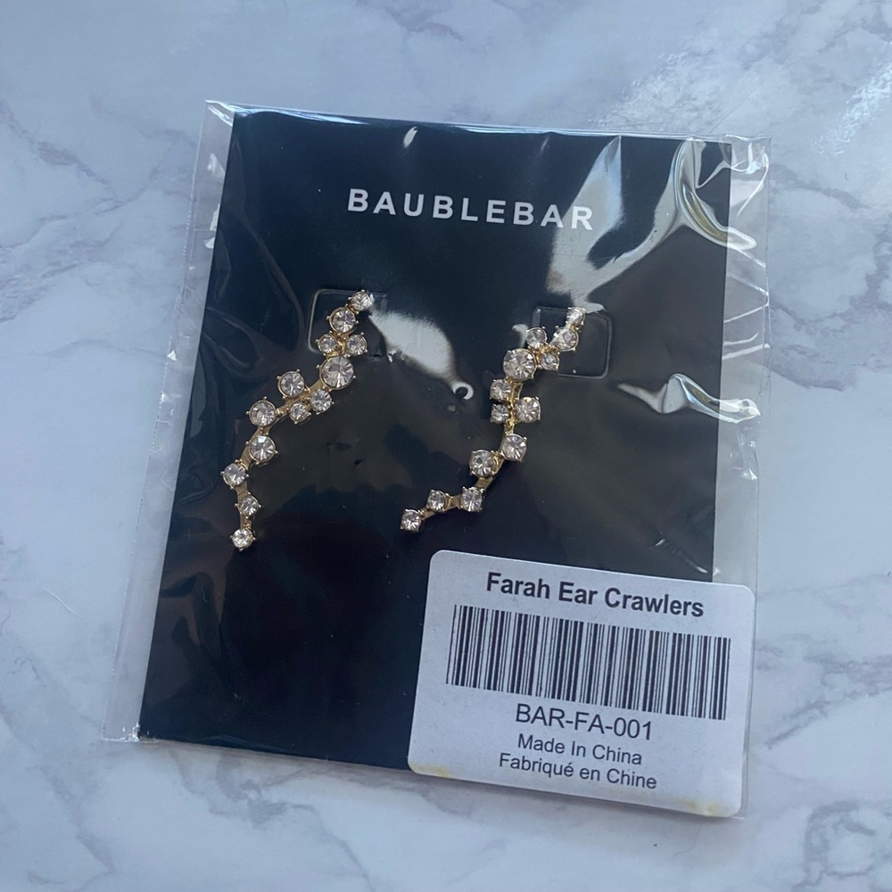 BaubleBar Farrah Ear Crawlers NWT!!